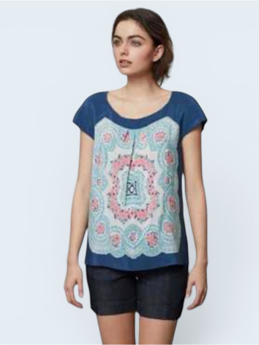 Moulinette Soeurs‎ 100% Silk Fonte Blouse, Size M, MSRP $88